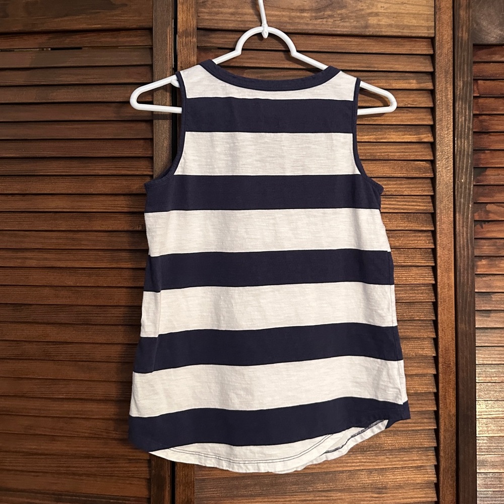 Maurices Navy and White Striped Tank - Picture 2 of 3